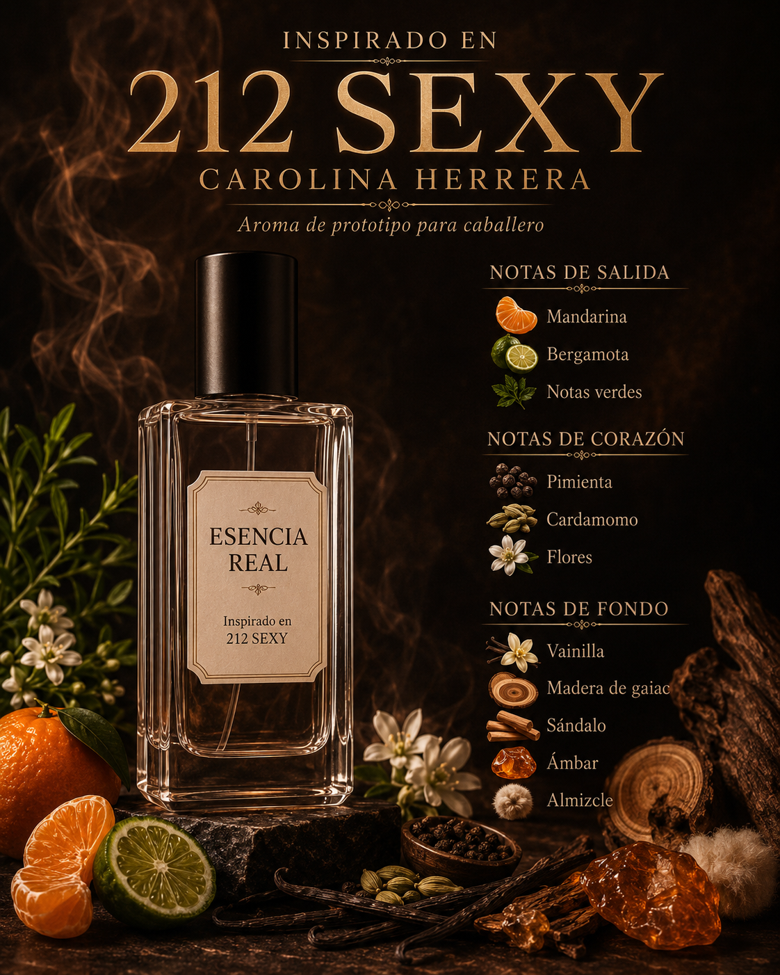 Perfume inspirado en 212 Sexy
